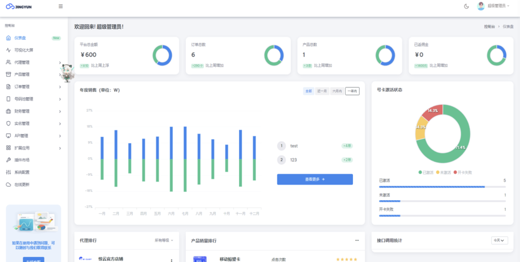 图片[1]-多功能号卡推广分销管理系统 流量卡推广分销网站主题系统源码-草莓源码网